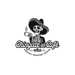 CHINGATE UN CAFE ESTD 2021 FRESHLY ROASTED COFFEE logo