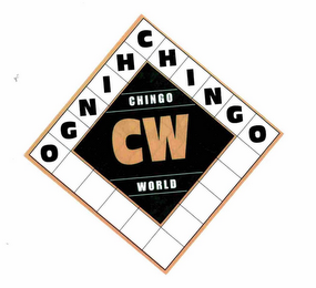 CHINGO CHINGO CHINGO CW WORLD logo