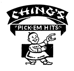 CHING'S "PICK-EM HITS" logo