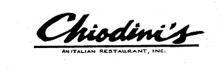 CHIODINI'S AN ITALIAN RESTAURANT, INC. logo