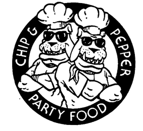 CHIP & PEPPER PARTY FOOD logo