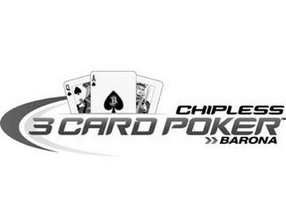CHIPLESS 3 CARD POKER BARONA logo