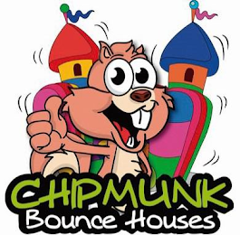 CHIPMUNK BOUNCE HOUSES logo