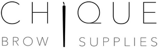 CHIQUE BROW SUPPLIES logo