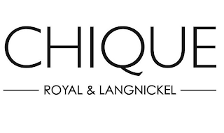 CHIQUE ROYAL & LANGNICKEL logo