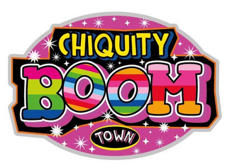 CHIQUITY BOOM TOWN logo