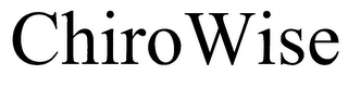 CHIRO WISE logo