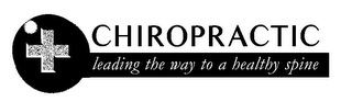 CHIROPRACTIC LEADING THE WAY TO A HEALTHY SPINE logo