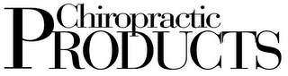 CHIROPRACTIC PRODUCTS logo