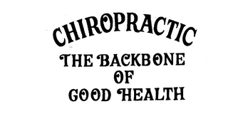 CHIROPRACTIC THE BACKBONE OF GOOD HEALTH logo