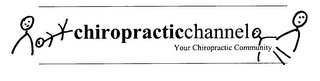 CHIROPRACTICCHANNEL YOUR CHIROPRACTIC COMMUNITY logo