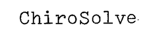 CHIROSOLVE logo