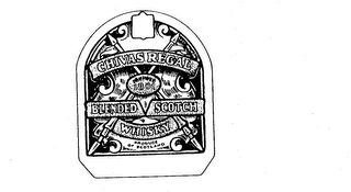 CHIVAS REGAL BLENDED SCOTCH WHISKEY PRODUCE OF SCOTLAND FOUNDED 1801 logo