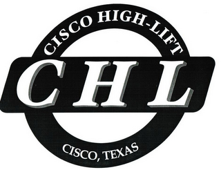 CHL CISCO HIGH-LIFT CISCO, TEXAS logo