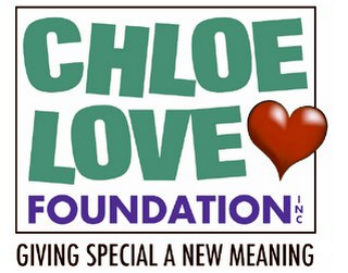 CHLOE LOVE FOUNDATION INC GIVING SPECIAL A NEW MEANING logo