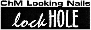 CHM LOCKING NAILS LOCK HOLE logo