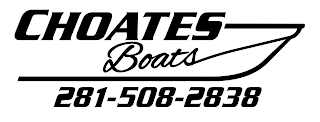 CHOATES BOATS 281-508-2838 logo