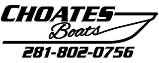 CHOATES BOATS 281-802-0756 logo