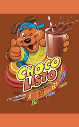 CHOCO LISTO INSTANTÁNEO CON VITAMINAS Y MINERALES A B2 B3 HIERRO B1 D3 CALCIO MEZCLA EN POLVO PARA PREPARPAR BEBIDA DE CHOCOLATE INSTANTÁNEA logo