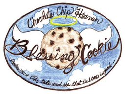 CHOCOLATE CHIP HEAVEN BLESSING COOKIE PSALMS 34:8 OH, TASTE AND SEE THAT THE LORD IS GOOD... logo
