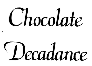 CHOCOLATE DECADANCE logo