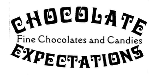 CHOCOLATE FINE CHOCOLATES AND CANDIES EXPECTATIONS logo