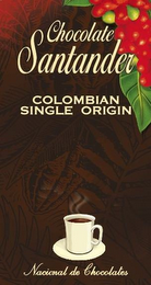 CHOCOLATE SANTANDER COLOMBIAN SINGLE ORIGIN NACIONAL DE CHOCOLATES logo