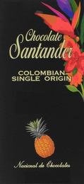CHOCOLATE SANTANDER COLOMBIAN SINGLE ORIGIN NACIONAL DE CHOCOLATES logo