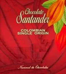 CHOCOLATE SANTANDER COLOMBIAN SINGLE ORIGIN NACIONAL DE CHOCOLATES logo