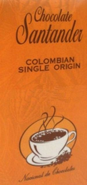 CHOCOLATE SANTANDER COLOMBIAN SINGLE ORIGIN NACIONAL DE CHOCOLATES logo