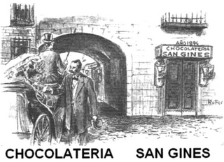 CHOCOLATERIA SAN GINES CHOCOLATERIA SAN GINES AÑO 1864 ROFER logo