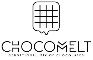 CHOCOMELT SENSATIONAL MIX OF CHOCOLATES logo