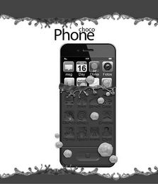 CHOCOPHONE 8:30 MSG WED 16 DAY 24 CLIMA FOTOS TV NAV STOCK CALC CLUBER CFACE CONTAC PHONE AJUSTES WWW CHAT logo