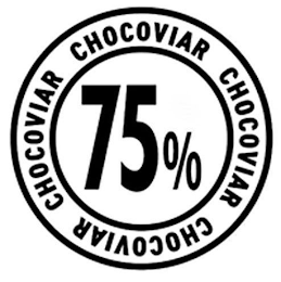 CHOCOVIAR 75% logo