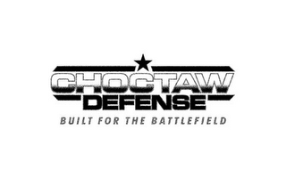 CHOCTAW DEFENSE BUILT FOR THE BATTLEFIELD logo