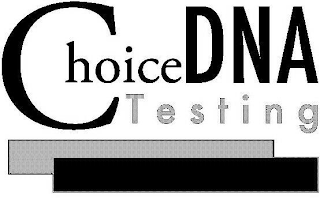 CHOICE DNA TESTING logo