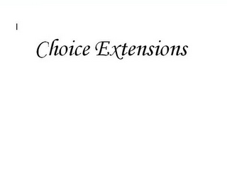 CHOICE EXTENSIONS logo