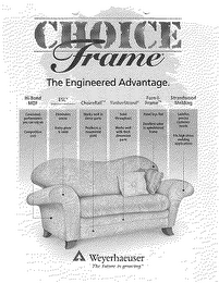 CHOICE FRAME THE ENGINEERED ADVANTAGE logo