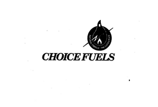 CHOICE FUELS NATURAL ENERGY THE CLEAN TEAM logo