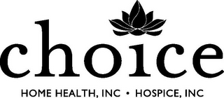 CHOICE HOME HEALTH, INC · HOSPICE, INC logo