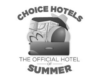 CHOICE HOTELS THE OFFICIAL HOTEL OF SUMMER logo