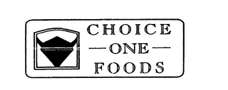 CHOICE ONE FOODS logo
