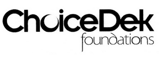 CHOICEDEK FOUNDATIONS logo