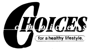 CHOICES FOR A HEALTHY LIFESTYLE. logo
