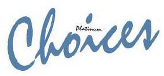 CHOICES PLATINUM logo