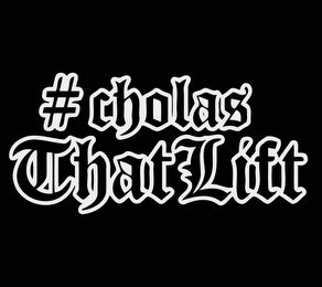 # CHOLAS THAT LIFT logo