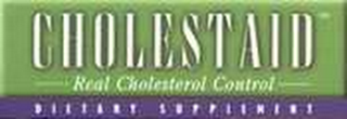 CHOLESTAID REAL CHOLESTOROL CONTROL logo