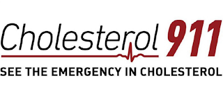 CHOLESTEROL 911 SEE THE EMERGENCY IN CHOLESTEROL logo
