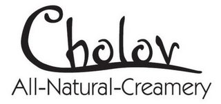 CHOLOV ALL-NATURAL-CREAMERY logo