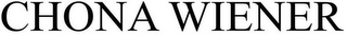 CHONA WIENER logo